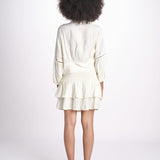 camicia con nodo MARIABL NACRE laraethnics 