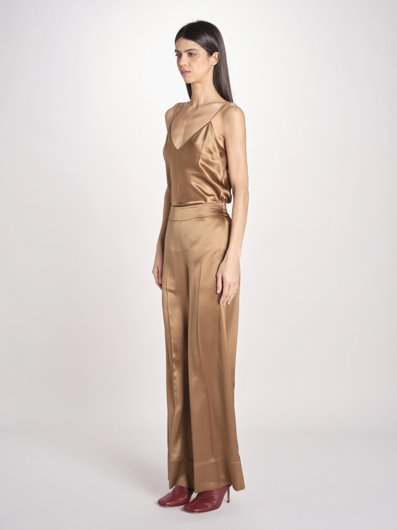pantalone in seta JF009609 CINNAMON 0605 joseph 