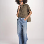 camicia m/c con tasche JF009663 PALM LEAF VER joseph 