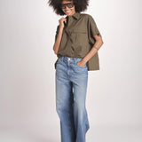 camicia m/c con tasche JF009663 PALM LEAF VER joseph 