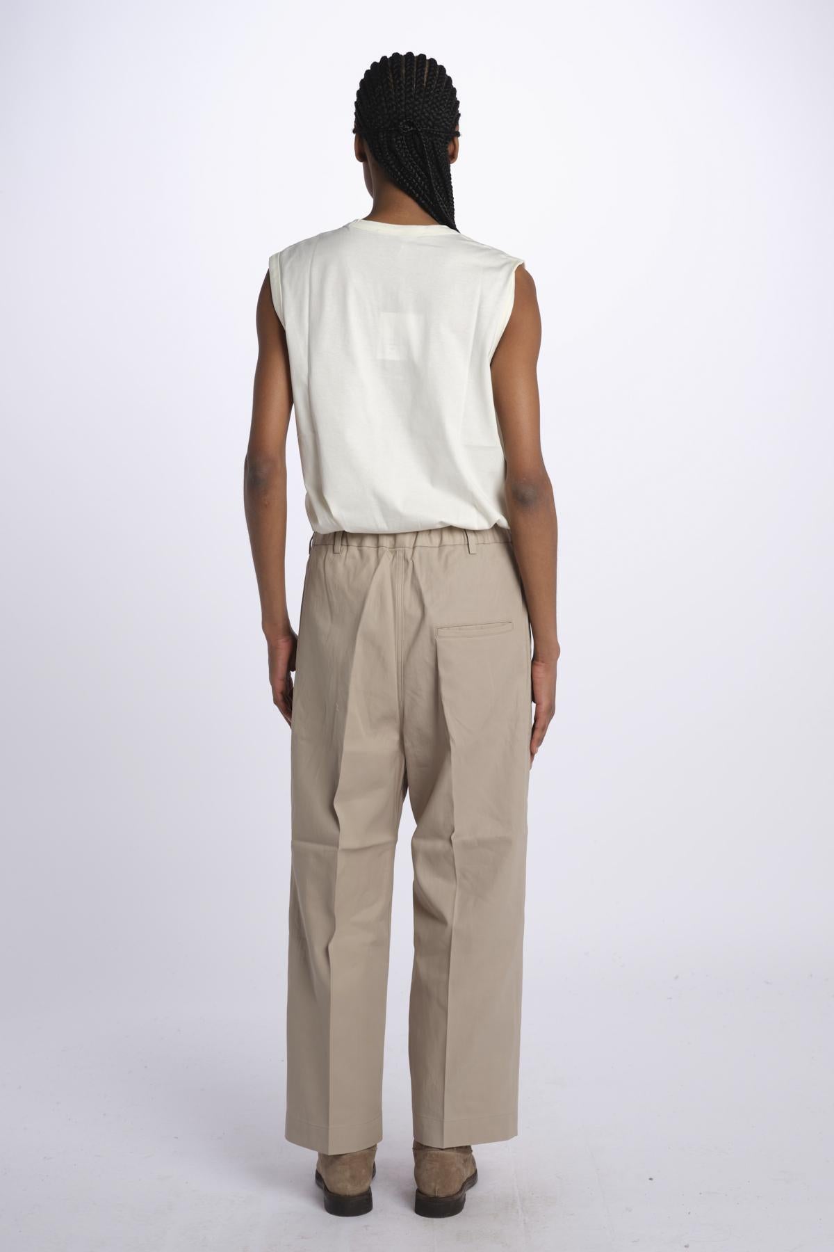 Pantalone elastico con pences PASS STONE sofie d'hoore 