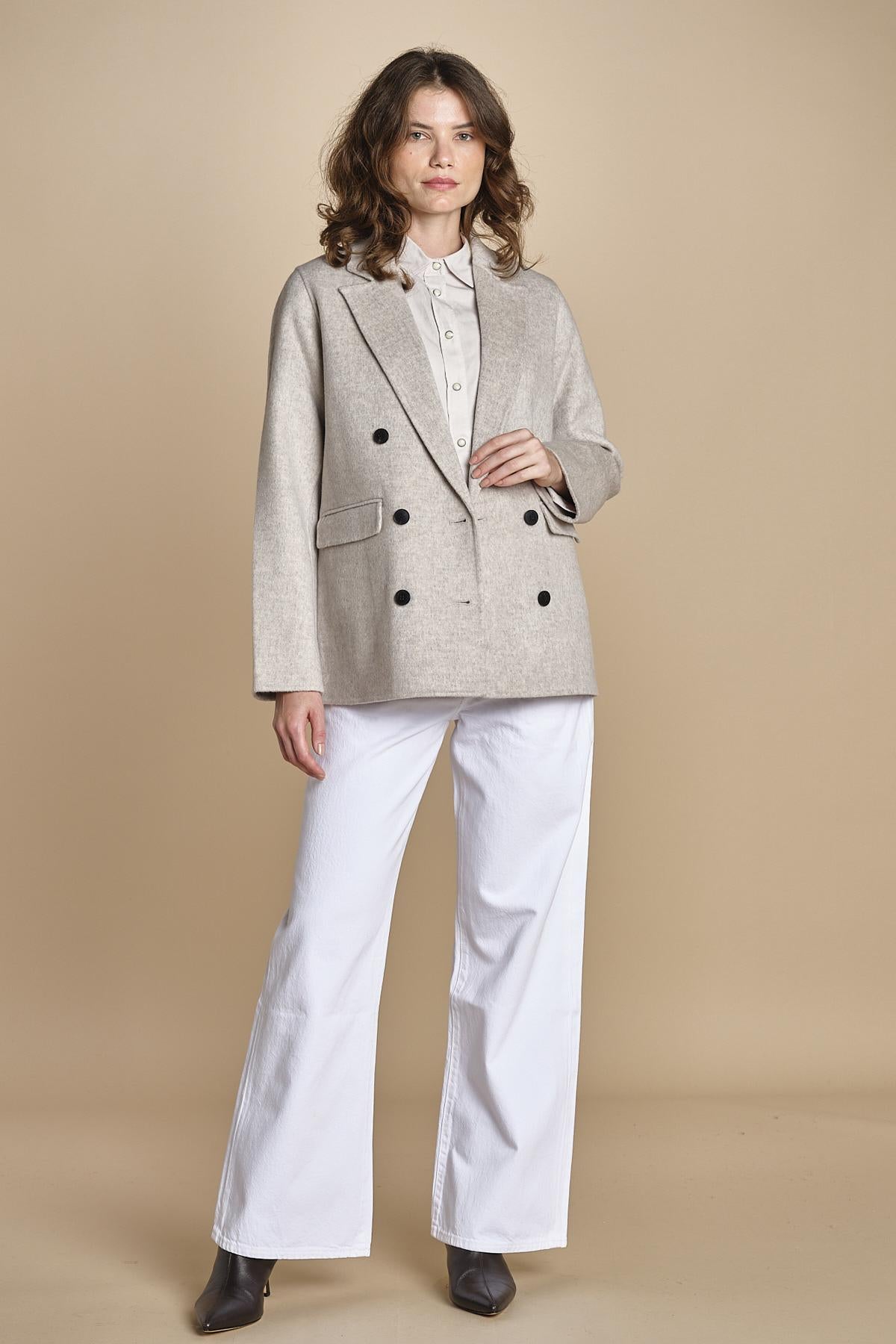 VATI blazer double BEVN552 NATURAL hartford 