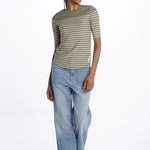 T-shirt MIAS manica 3/4 a righe MIAS51 T1546 STB bellerose 