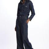  DARTED WIDE LEG JEAN BLU frame 
