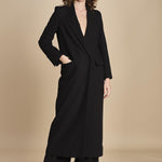 cappotto lungo smoking JIL ANN  IO1100X9049 BK999 ivy oak 