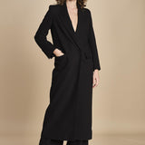 cappotto lungo smoking JIL ANN  IO1100X9049 BK999 ivy oak 