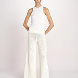 pantalone in crochet SANTY ECRU ba&sh 
