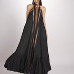abito tie e die LALA BLUE OCRE mes demoiselles 