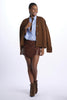 Mini skirt with wrap