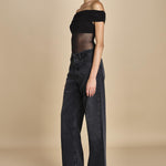 LIBRA BODYSUIT body in jersey con spalle fuori LIBRA BLACK undress code 