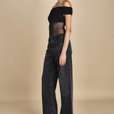 LIBRA BODYSUIT body in jersey con spalle fuori LIBRA BLACK undress code 
