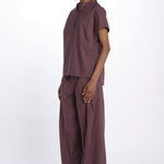 Camicia ILENIA popeline ILENIA IL31 BURGUNDY nine in the morning 