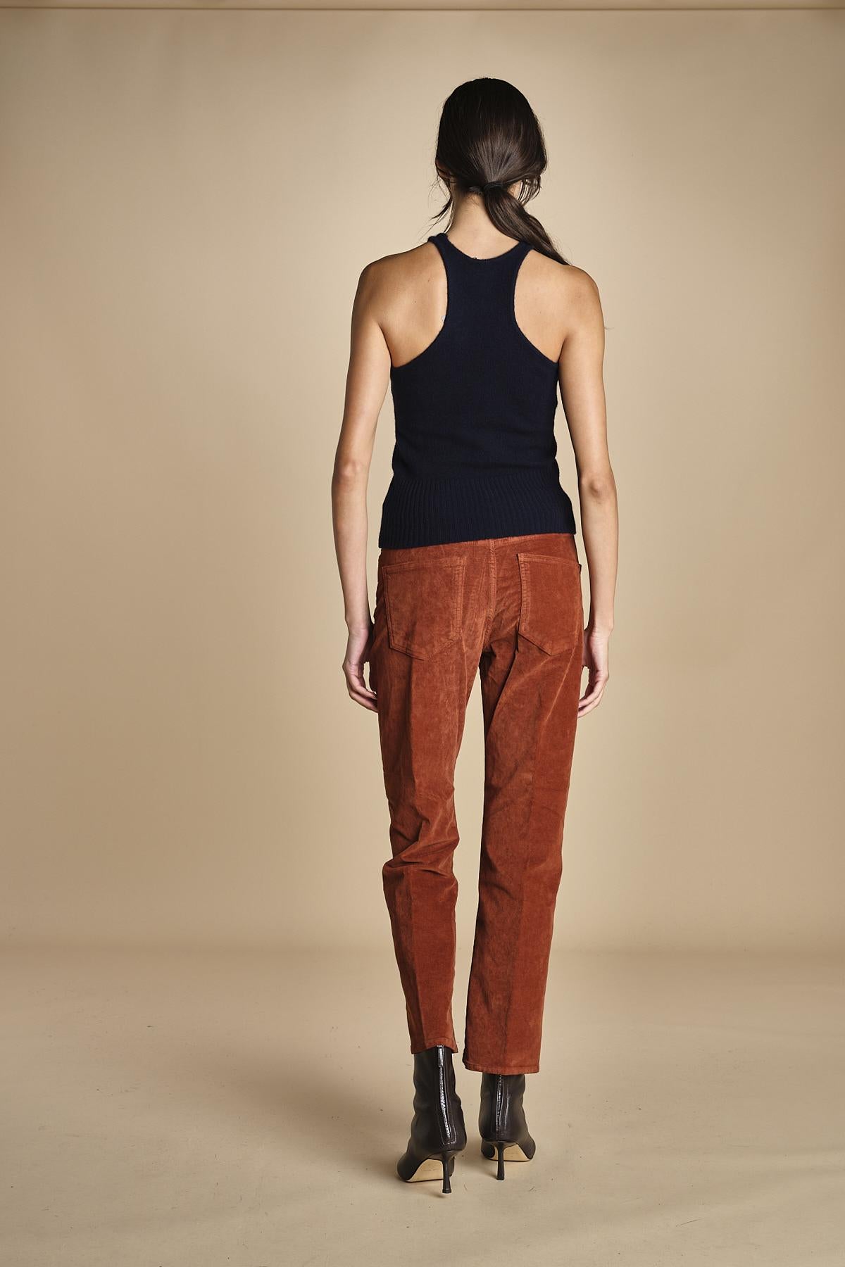 denim skinny cropped LINDY RUSSETED true avenue 