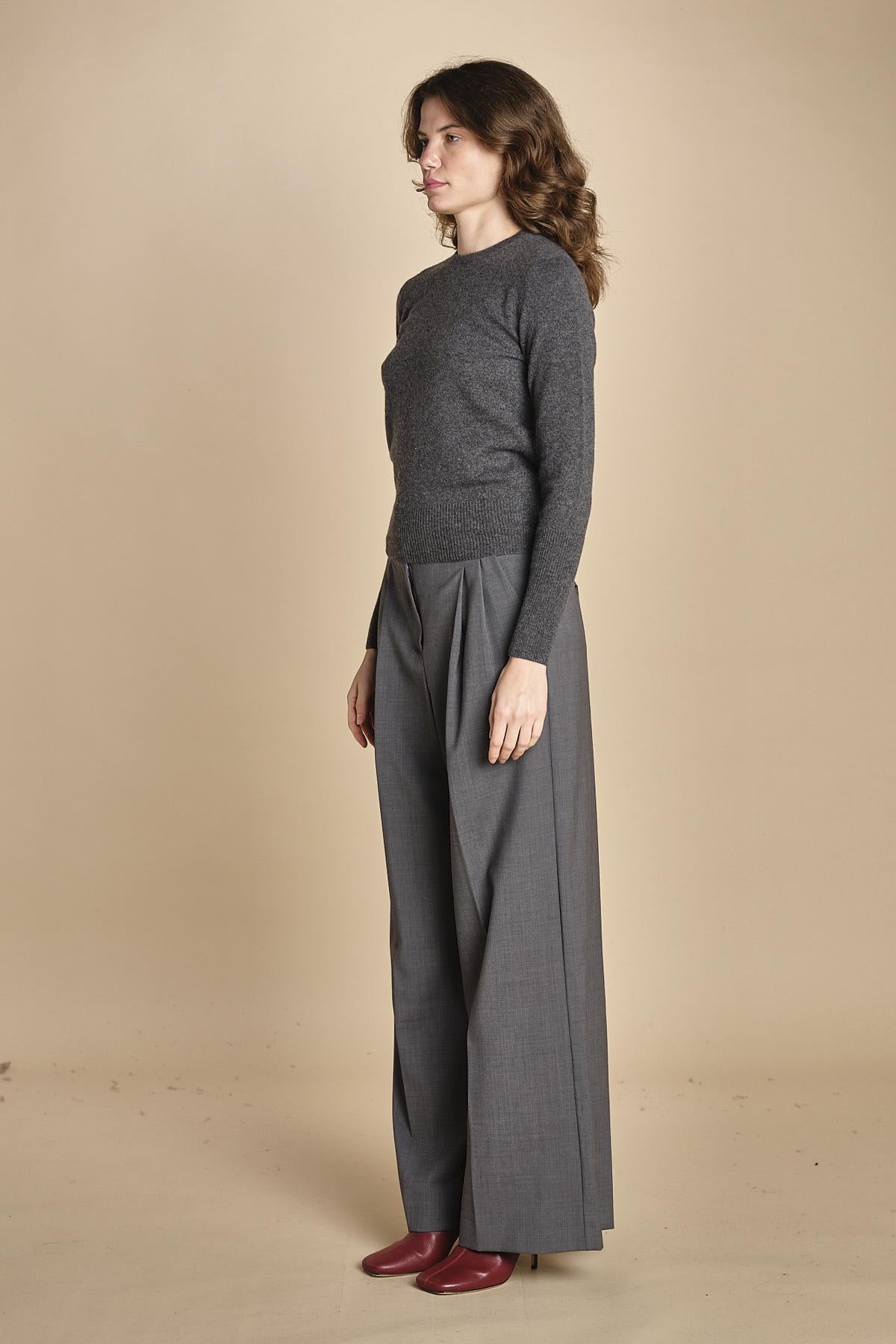 girocollo basic MIL46 25024 GRIGIO SC milaura 
