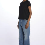 T-shirt girocollo m/c basic WSCT20 DEPP BLACK merz b 