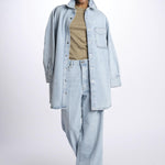 Denim LE LOW BAGGY fondo stracciato LLBW967 ATTIE frame 