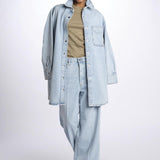 Denim LE LOW BAGGY fondo stracciato LLBW967 ATTIE frame 