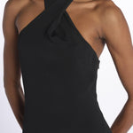 abito con intreccio 41206-412 NERO federica tosi 