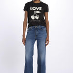 Walk bc concert cherry love JWTS02684 BLACK zadig & voltaire 