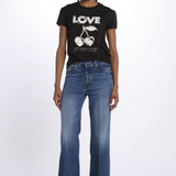 Walk bc concert cherry love JWTS02684 BLACK zadig & voltaire 