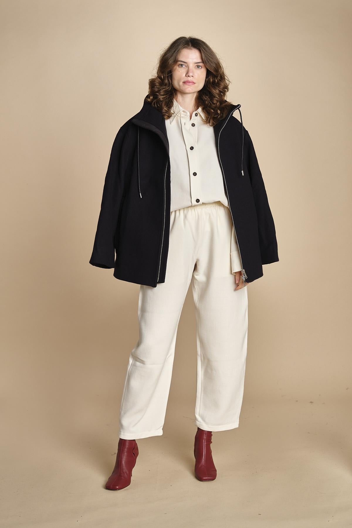 pantalone double THALO SNW CHALK studio nicholson 