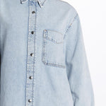 Mini abito THE SHIRT DRESS denim WP25DDR002 ETTIE frame 
