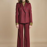 giacca slim doppiopetto in gabardina BICE 33035339 164 quelledue 