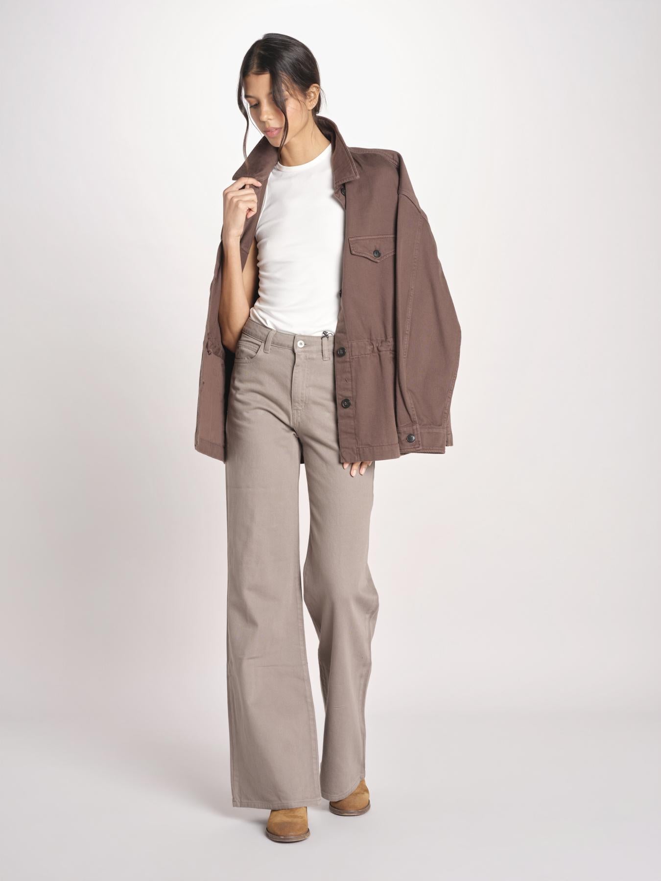 pantalone diritto CLARA COMFORTBULL DOVEGREY true avenue 