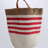 30633S cesta xl a righe 30633S BIANCO ROSSO mifuko 
