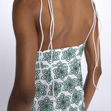 Abito LOUVE spallina ricamo fiori S25067 EYELETGREEN sundress 
