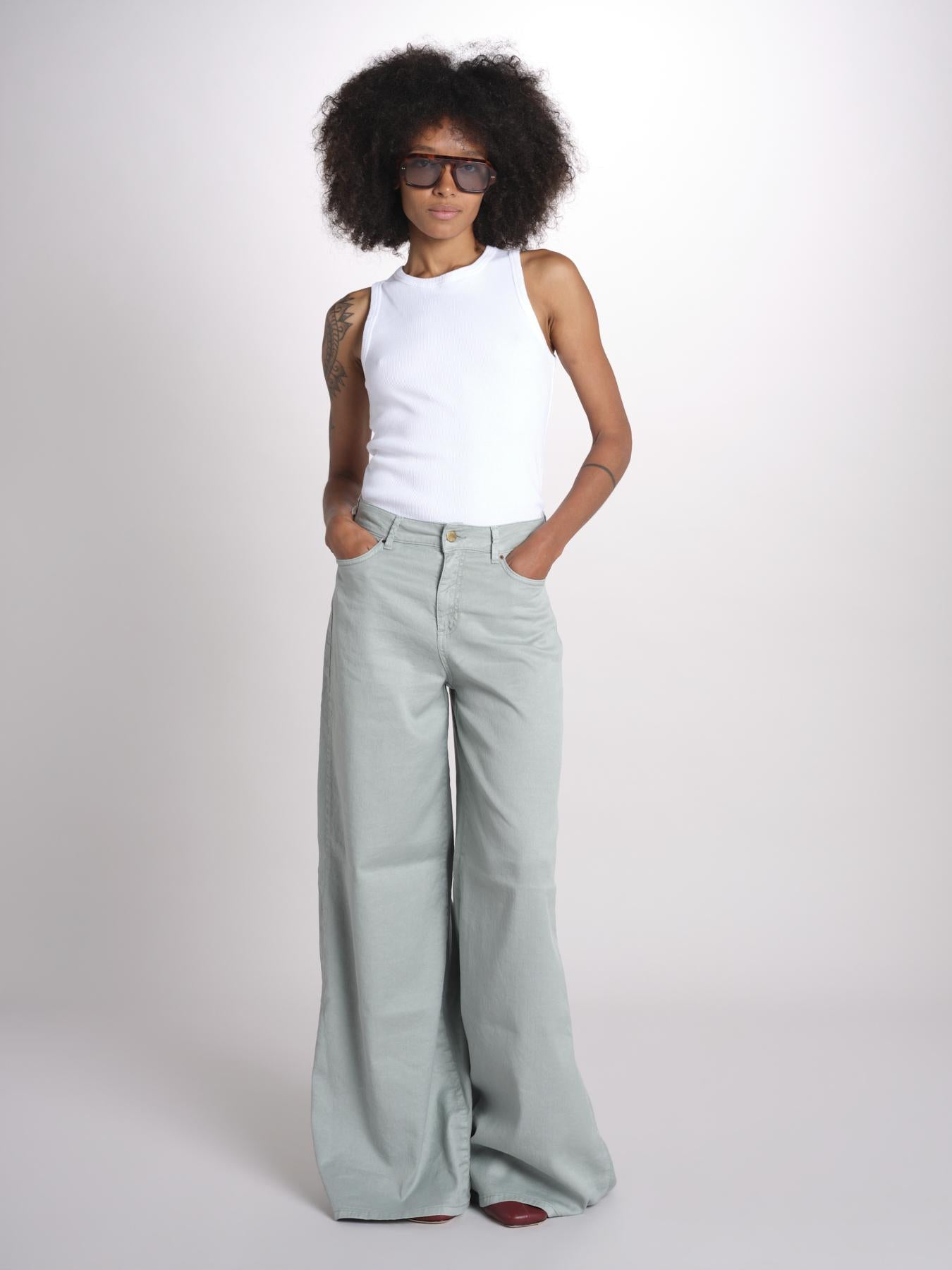 SERENA pantalone 4 tasche in misto lino SERENA XML01 171 ps don't forget me 