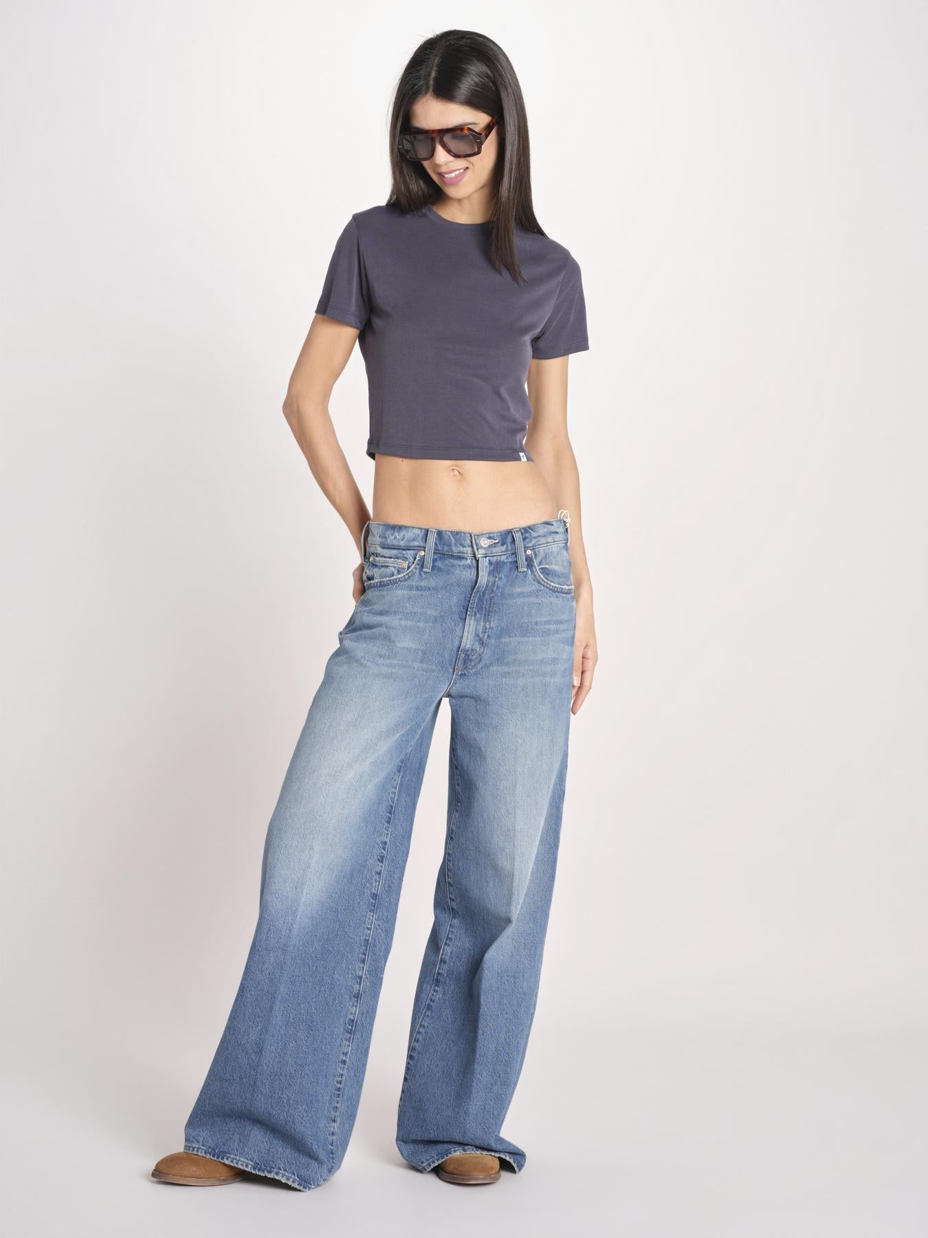 t-shirt costine m/c PARGA 026TS614RM BLU woc 