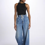 Denim SNACKS over con coulisse THEDOGGIEBAGHEEL11298-1321 THEDOGGIEBAGHEEL 11298-1321 mother 