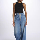 Denim SNACKS over con coulisse THEDOGGIEBAGHEEL11298-1321 THEDOGGIEBAGHEEL 11298-1321 mother 