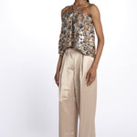 Top paillettes con coulisse T022 M915 n21 