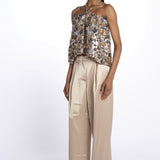 Top paillettes con coulisse T022 M915 n21 