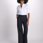 pantalone dritto in cotone MELODY 684 17015 quelledue 