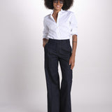 pantalone dritto in cotone MELODY 684 17015 quelledue 