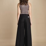 pantalone con nervature. ORIANNA ORN01 NERO nine in the morning 