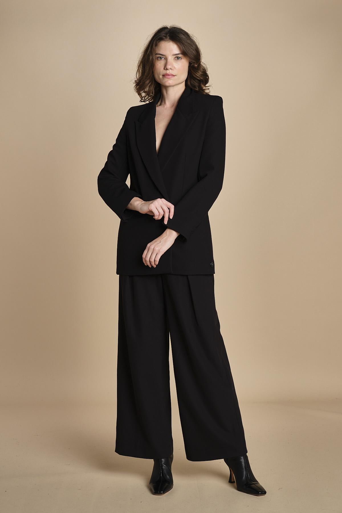 giacca smoking JIL IO1100X9048 BK999 ivy oak 