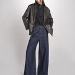 Camicia con nervature DAHALIA 2HVA27-V09771 NOIR vanessa bruno 