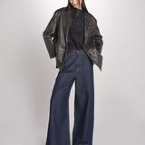 Camicia con nervature DAHALIA 2HVA27-V09771 NOIR vanessa bruno 