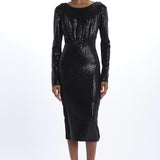  FEDE SEQUINS-BLACK leTwins 