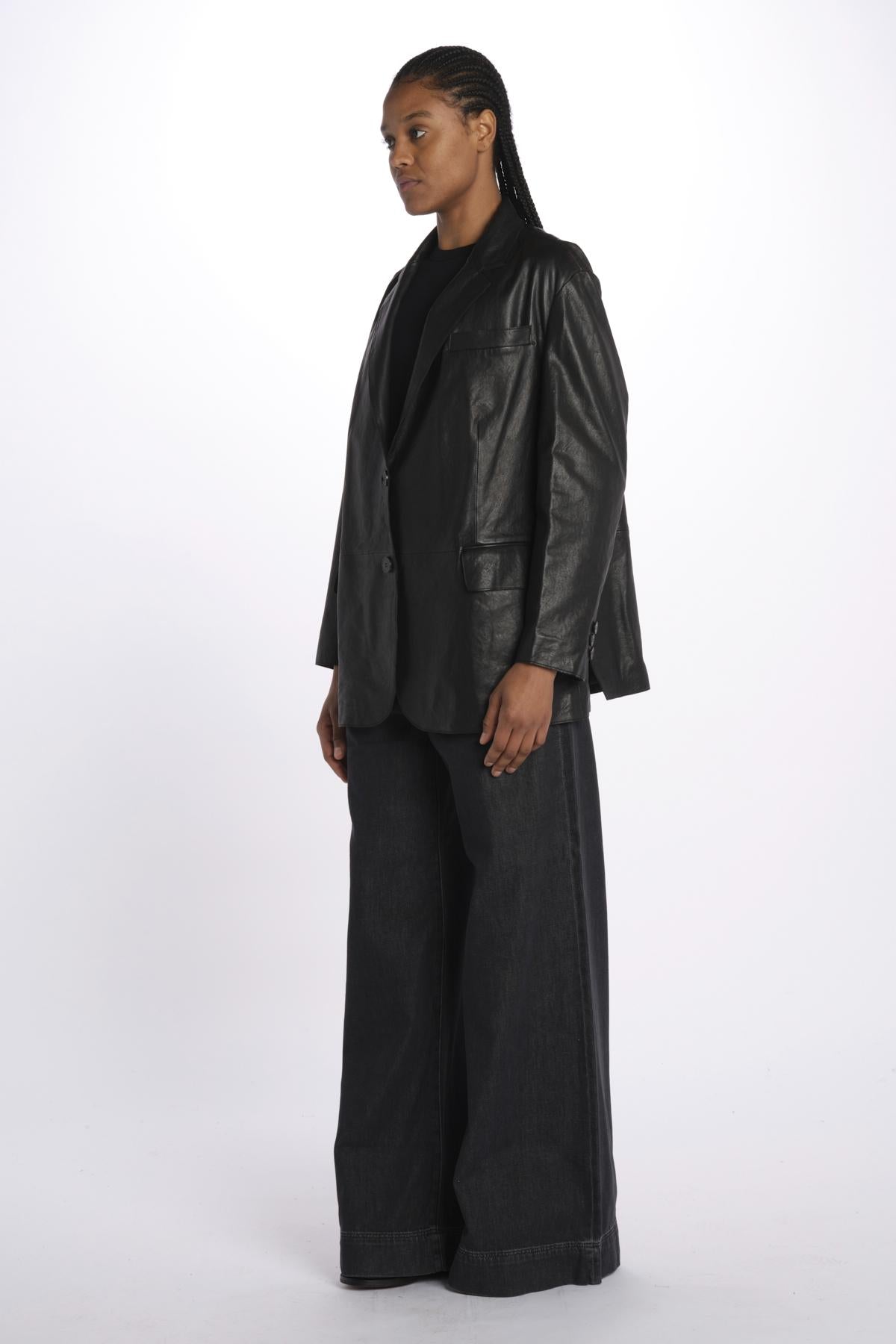 Giacca in pelle MARAT 2515441031600 001NERO weekend maxmara 