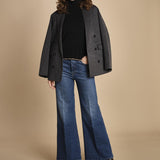 denim a zampa con bottoni THE TOMCAT ROLLER SKIMP 10115-259_A PFI (PERFECLY IMPERFETC) mother 