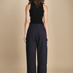 pantalone con zip TROUVI SNW DARKEST NAVY studio nicholson 