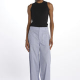 Pantaloni righine con tasche JK PANT WHITEBLUE jejia 