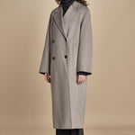 CLARA cappotto doppiopetto IO1111105 BE457 ivy oak 