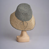 CAPELINE cappello in paglia bicolor DEMI CAPELINE CROCHET 01BG196 MULTI bagatelle france 