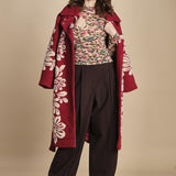 top in jersey a fiori IKAT TINY 339748 PINK farm rio 